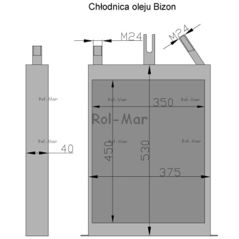 Chłodnica oleju Bizon-5123