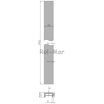 Listwa Fortschritt T-088 Rozrzutnik G-09 0200123456-5445