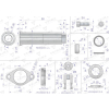 Zestaw (kit) do rozdzielacza hydraulicznego 40L - mocowanie linki VOIMA-60644