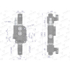 Rozdzielacz hydrauliczny 1-sekcyjny sterowany elektrycznie 12V 80L VOIMA-60678