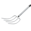 Widły gospodarcze 4-zębne na metalowym trzonku - Extra Long, (dł. 1580 mm) Extreme, Teger-60786