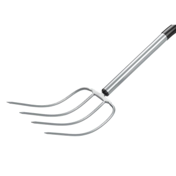 Widły gospodarcze 4-zębne na metalowym trzonku - Extra Long, (dł. 1580 mm) Extreme, Teger-60786