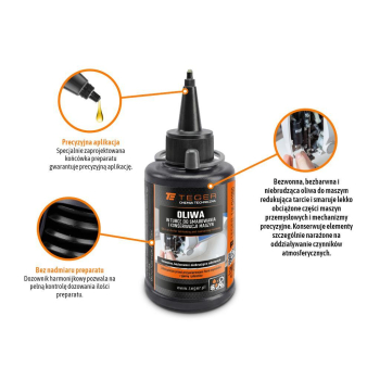 Oliwa w tubce - do smarowania i konserwacji maszyn, 70 ml, Teger (Pakowane po 12 szt)-60910