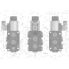 Dzielnik. zawór. elektrozawór kierunkowy elektromagnetyczny kontroli (DVS6/50L) (24V DC) 6/2 G1/2 50L VOIMA-61025