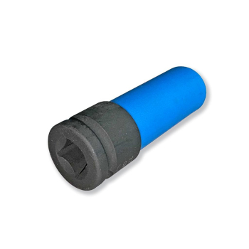Nasadka udarowa 1/2 ze stali CrMo 17mm z magnesem i osłoną do felg aluminiowych Waryński