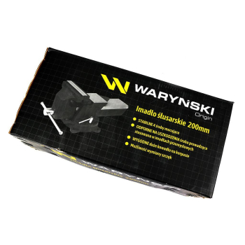 Imadło ślusarskie przemysłowe z żeliwa sferoidalnego obrotowe 200 mm Waryński-62110