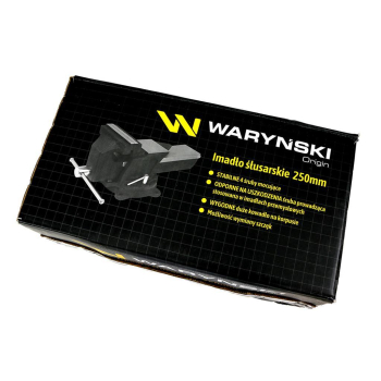 Imadło ślusarskie przemysłowe z żeliwa sferoidalnego obrotowe 250 mm Waryński-62117