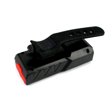 Lampa rowerowa latarka  LED przednia zdwojona z powerbankiem 4000 mAh i funkcją RED ładowana USB Teger-62151