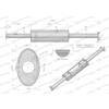 Tłumik TURBO 1676mm 9.8kg C-385 ( prosty) INOX WARYŃSKI-62393