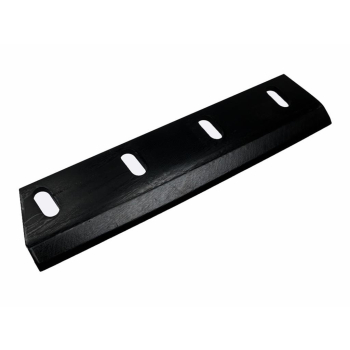 Nóż sieczkarni napawany lewy do trawy 380x90x8.5L otwory 4x35mm zastosowanie Claas Jaguar 9846700 WARYŃSKI