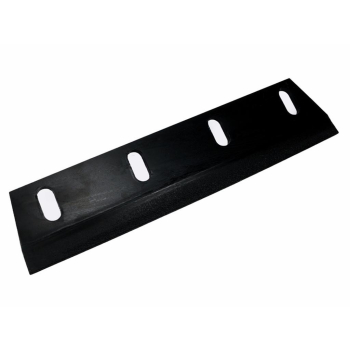 Nóż sieczkarni napawany lewy do trawy 380x90x8.5L otwory 4x35mm zastosowanie Claas Jaguar 9846700 WARYŃSKI-62315