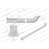 Rura C-385 TURBO ( gięta ) INOX WARYŃSKI-62407