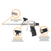 Pistolet do piany poliuretanowej - metalowy 8