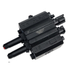 Rozdzielacz hydrauliczny do ładowaczy czołowych (LS - Load Sensing) 2-sekcyjny (1 x sekcja pływająca) max przepływ 
