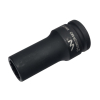 Nasadka udarowa 3/4" dwunastokątna ze stali CrMo 21mm bardzo długa D90 SLIM Waryński