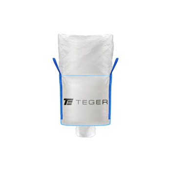 Worek BIG BAG 500kg. 90 x 90 x 90. 4 uchwyty. Kołnierz/Lej spustowy. Tasiemka /TEGER
