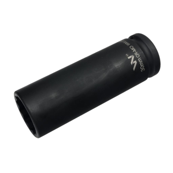 Nasadka udarowa 3/4" dwunastokątna ze stali CrMo 30mm bardzo długa D120 SLIM Waryński