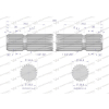 Wałek, WOM frezowany dwustronnie 350mm Z21 - 1 3/8, Waryński-62932