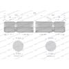 Wałek, WOM frezowany dwustronnie 300mm Z21 - 1 3/8, Waryński-62946