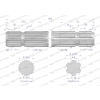 Wałek, WOM frezowany dwustronnie 300mm Z21 - 1 3/8 na Z6 - 1 3/8, Waryński-62952