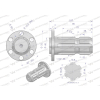 Wałek, WOM z kołnierzem na 6 otworów adapter Z6 - 1 3/4, Waryński-62964