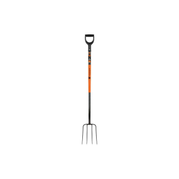 Widły gospodarcze 4-zębne na metalowym trzonku - Extra Long, (dł. 1600 mm), Teger