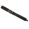 Szczotka teleskopowa - przepływowa ze ściągaczką PROFESSIONAL - LONG (dł. 180-400cm) / miękkie włosie PVC / TEGER