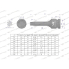 Zestaw nasadek udarowych 1/2 typu STAR TORX 9 el. ze stali CrMo, Waryński-63247