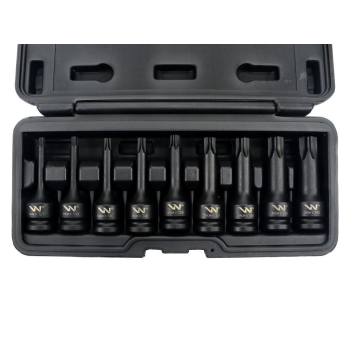 Zestaw nasadek udarowych 1/2 typu STAR TORX 9 el. ze stali CrMo, Waryński-63244