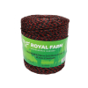 Plecionka, do elektryzatora 3mm, 3x0,20mm SS czarno-pomarańczowa 400m, Royal Farm