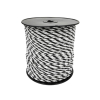 Plecionka, do elektryzatora 5mm, SS 3x0,20mm SS biało-czarna 200m, Royal Farm-65014