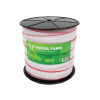 Taśma, do elektryzatora 40mm, 3x0,25mm Cu, 5x0,25mm SS biało-czerwona 200m, Royal Farm