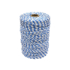 Plecionka, do elektryzatora 3mm, 2x0,20mm Cu, 4x0,20mm SS biało-niebieska 200m, Royal Farm-65036