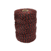Plecionka, do elektryzatora 3mm, 3x0,20mm SS czarno-pomarańczowa 200m, Royal Farm-65044