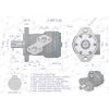 Silnik hydrauliczny orbitalny  V-MR-S 50 cm3/obr (140 bar / max.175 bar) VOIMA-65118