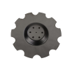 Talerz, uzębiony Z-10 fi 510 mocowanie 6/120 grubość 3.5 mm przetłoczony stal borowa , Royal Farm-65329