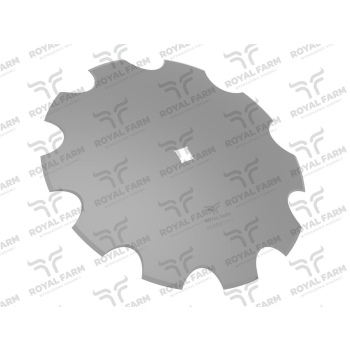 Talerz, uzębiony Z-10 fi 560 otwór 30x30 stal borowa, 1279601010 1202030130, Royal Farm