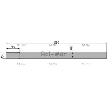 Palec ślimaka hederu 12mm dł. 210mm 676143.0 Claas-6866