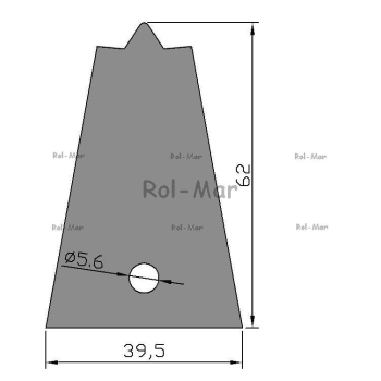 Stalka palca 522184.0 Claas-7186