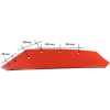 Eurolemiesz lewy 18'' Kverneland Vulcan pasuje śruba M14X34OV1 - 4 szt.