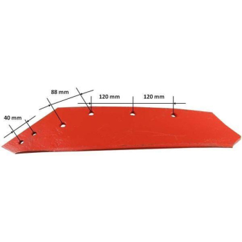 Eurolemiesz lewy 18'' Kverneland Vulcan pasuje śruba M14X34OV1 - 4 szt.