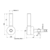 Przegub kierowniczy 105mm - M24x1,5L 1617829M1 Massey Ferguson TAQ-7249