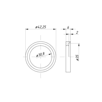 Gniazdo zaworu wydechowego nadwymiar 1,25 C-360-7337