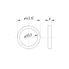 Gniazdo zaworu wydechowego nadwymiar 1,25 C-330-7482