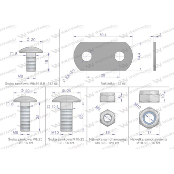 Zestaw PIŁ KEMPER M6008, 360 (plus) CA785534, Waryński-75815
