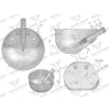 Poidło miskowe stal nierdzewna dla tuczników L ROYAL FARM ( pakowane po 10 )-75922