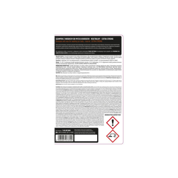 Szampon z woskiem do mycia karoserii - neutralny - EXTRA STRONG, 1l - koncentrat, TEGER-76182