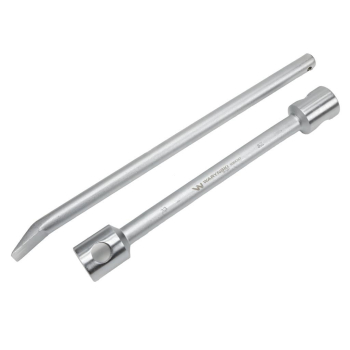 Klucz do kół , 395 mm długości rozmiar 32X33 mm z łyżką, do prac montażowych i demontażowych w mechanice , Waryński