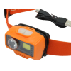 Latarka czołówka LED COB, 500 Lm uruchamiana gestem akumuator 1400 mAh ładowana USB Teger-76522