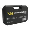 Zestaw przedłużek do nasadek udarowych, 3/4 cala 100 150 i 250 mm z utwardzanej stali stopowej CrMo 3 el., do prac w m